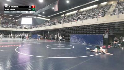 100 lbs Semifinal - Amari Brobeck, Jersey Shore vs John Shenk, Denver