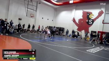 114 lbs Quarterfinal - Seth Coomer, Woodford Co. Wrestling vs Gabriel Wegner, Carmel USA Wrestling