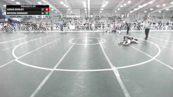 120 lbs Round Of 16 - Lukas Boxley, CT vs Bryson Drennen, GA