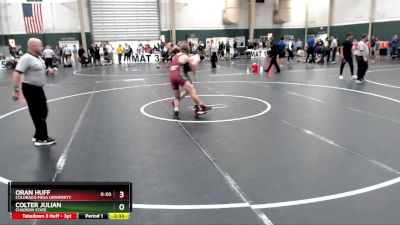 133 lbs Cons. Round 4 - Oran Huff, Colorado Mesa University vs Colter Julian, Chadron State