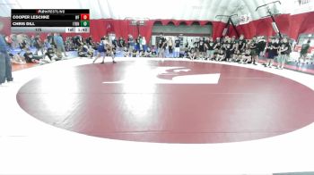 175 lbs Placement (16 Team) - Cooper Leschke, Weyauwega-Fremont vs Chris Dill, Illinois Top Dawgs Navy