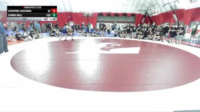 175 lbs Placement (16 Team) - Cooper Leschke, Weyauwega-Fremont vs Chris Dill, Illinois Top Dawgs Navy