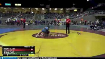 110 lbs Cons. Semi - Dylan Flint, Hillsboro Mat Club vs Aylah Clark, Klamath Falls