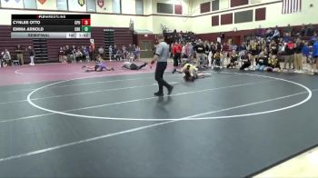 JV-4 lbs Semifinal - Cynlee Otto, Center Point-Urbana vs Emma Arnold, Cedar Rapids Kennedy