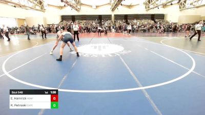 174-A lbs Quarterfinal - Eric Hamrick, Haddonfield vs Kodi Petroski, Cape May Bjj