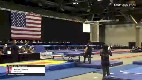 Kaylee Larson - Double Mini Trampoline, World Elite - 2021 USA Gymnastics Championships