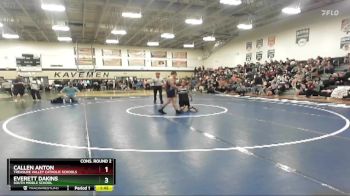 121 lbs Cons. Round 2 - Callen Anton, Treasure Valley Catholic Schools vs Everett Dakins, South Middle School