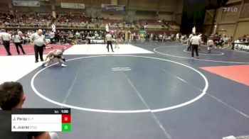 70 lbs Semifinal - Joshua Perez, El Paso Wildcats WC vs Antonio Juarez, Stout Wr Acd