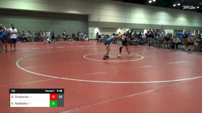 110 lbs Quarterfinals (8 Team) - Devan Chadwick, Beauty And Beasts vs Khloe Nedelsky, Indiana Ice