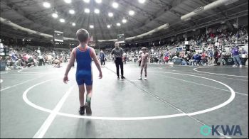 55 lbs Consi Of 32 #2 - Baker Franklin, Vinita Kids Wrestling vs Arthur Brashears, Piedmont