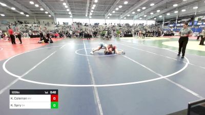 120 lbs Consi Of 16 #2 - Kirclyn Coleman, WV vs Kandice Spry, OH