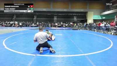 132 lbs Round Of 32 - Braelyn Arredondo, Homedale vs Grayson Kim, The Meadows