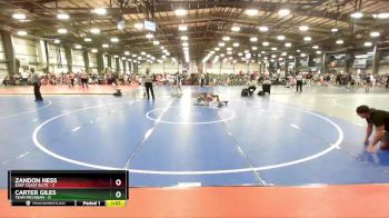76 lbs Rd# 7- 10:45am Saturday Final Pool - Carter Giles, Team Michigan vs Zandon Ness, East Coast Elite