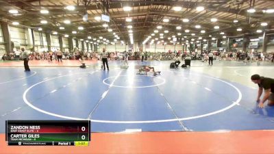 76 lbs Rd# 7- 10:45am Saturday Final Pool - Carter Giles, Team Michigan vs Zandon Ness, East Coast Elite