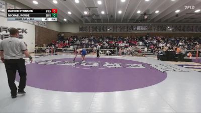 190 lbs Cons. Round 3 - Michael Rouse, Douglas vs Hayden Steinsiek, Wheatland