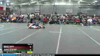 220 lbs Round 1 (8 Team) - Shane Nitschke, Dakota Hillbillies vs Brady Davis, Iowa Gold