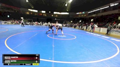 215 lbs Cons. Round 2 - Aiden Bates, Mesquite vs Royce Martin, Maricopa