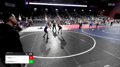 89 lbs Rr Rnd 3 - Trenton Enis, Thermopolis WC vs Breccan Rietow, Ridge WC