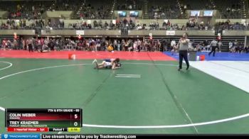 85 lbs Quarterfinal - Trey Kraemer, Pursuit Wresting Minnesota vs Colin Weber, Ringers