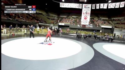 144 lbs Cons. Round 2 - Diego Valdez, No Mercy Wrestling Club vs Christian Adanandus, Diablo Wrestling Club