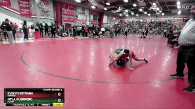120 lbs Champ. Round 2 - Evelyn Estrada, Oxnard vs Nyla Guerrero, Poway
