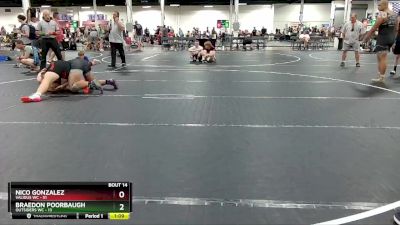 215 lbs Round 5 (6 Team) - Nico Gonzalez, Validus WC vs Braedon Poorbaugh, Outsiders WC