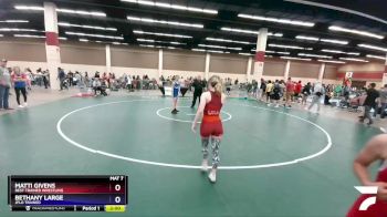 106 lbs Round 3 - Matti Givens, Best Trained Wrestling vs Bethany Large, Jflo Trained