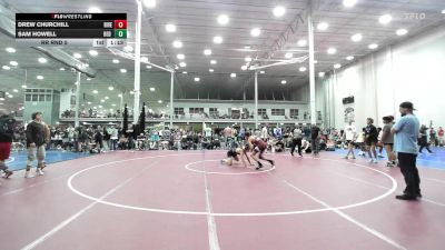 134 lbs Rr Rnd 5 - Drew Churchill, River Valley Rebels - HSAm vs Sam Howell, Red Devil Wrestling Club - HSAm