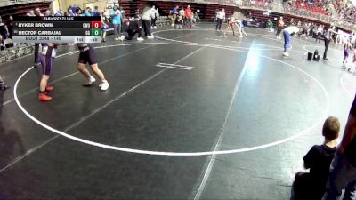 140 lbs 3rd Place Match - Hector Carbajal, GI Grapplers vs Ryker Brown, CWO