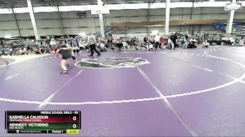 95 lbs Cons. Round 5 - Karmella Calhoun, Fruitland Middle School vs Kennedy Victorino, BSD Beasts