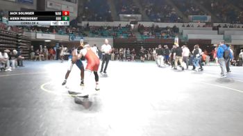 190 lbs Consi Of 4 - Jack Solinger, Wando vs Aiden President, Berkeley