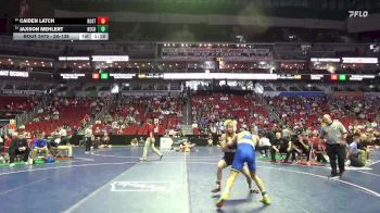 2A-138 lbs Cons. Round 4 - Caiden Latch, Roland-Story vs Jaxson Mehlert, Benton Community