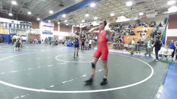 157 lbs Champ. Round 2 - Daniel Aguilar, La Sierra vs Nelson LaBombard, Harvard-Westlake