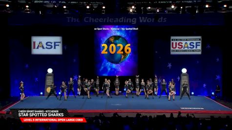 Cheer Sport Sharks - Kitchener - Star Spotted Sharks [2026 L5 International Open Large Coed Semis] 2026 The Cheerleading Worlds