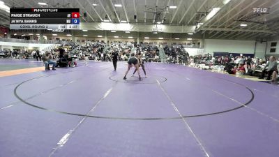 160 lbs Cons. Round 2 - Ja`Nya Banks, Midland University vs Paige Strauch, Avila