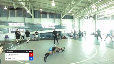 69 lbs 3rd Place - Eli Lovasco, Savage House WC vs Tayven Kem, Ravage