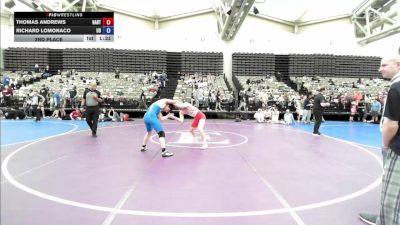 2nd Place - Thomas Andrews, Haddon Twp vs Richard Lomonaco, University Of Delaware