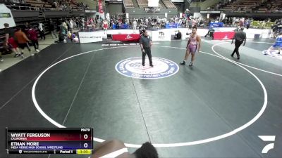 285 lbs Cons. Round 3 - Wyatt Ferguson, California vs Ethan More, Mesa Verde High School Wrestling