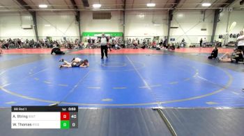 80 lbs Rr Rnd 1 - Adam String, South Forsyth War Wrestling vs Wade Thomas, Rockmart Takedown Club Gold