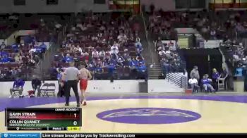 157 lbs Champ. Round 1 - Gavin Strain, Huntingdon College vs Collin Quandt, Nebraska Wesleyan University