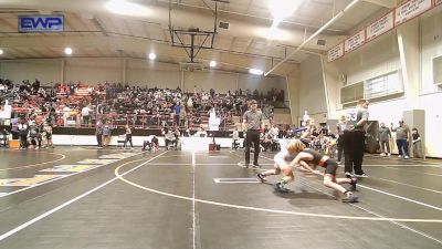 64 lbs Consolation - Oakes Benton, Honey Badgers Wrestling Club vs William Crutchfield, Collinsville Cardinal Youth Wrestling