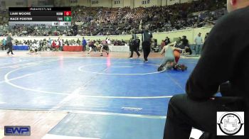 108 lbs Consi Of 64 #2 - Liam Moore, Norman Jr High vs Race Foster, Tahlequah Wrestling Club
