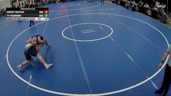 215 lbs Semis & 1st Wrestleback (8 Team) - Brody Mattox, York vs Ty Thomsen, Bennington