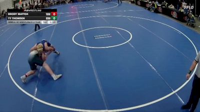 215 lbs Semis & 1st Wrestleback (8 Team) - Brody Mattox, York vs Ty Thomsen, Bennington