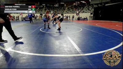 110 lbs Consi Of 8 #2 - Greysen Parnell, Team Nomad vs Skielar Ford, Noble Takedown Club