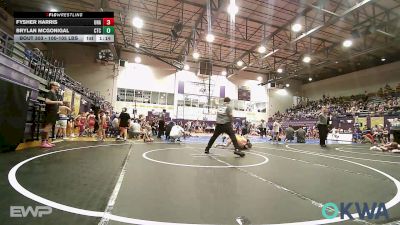 100-105 lbs Quarterfinal - Fysher Harris, Unattached vs Brylan Mcgonigal, Cleveland Takedown