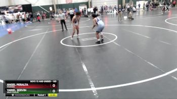 165 lbs Cons. Round 3 - Angel Peralta, Madison vs Yariel Servin, Wray Eagles