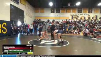 170 lbs Cons. Round 1 - Shea Gabriel, Oak Hills vs Francisco Maldonado, Mayfair