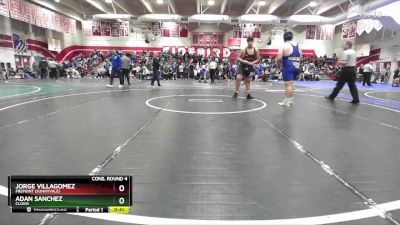 285 lbs Cons. Round 4 - Jorge Villagomez, Fremont (Sunnyvale) vs Adan Sanchez, Clovis