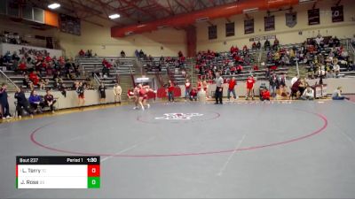 160 lbs Semifinal - Landon Terry, Tell City vs Jack Rose, Gibson Southern